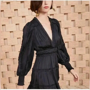 -Ulla Johnson Dress  Amara Plissé Mini Dress- size 2- NWOT $595